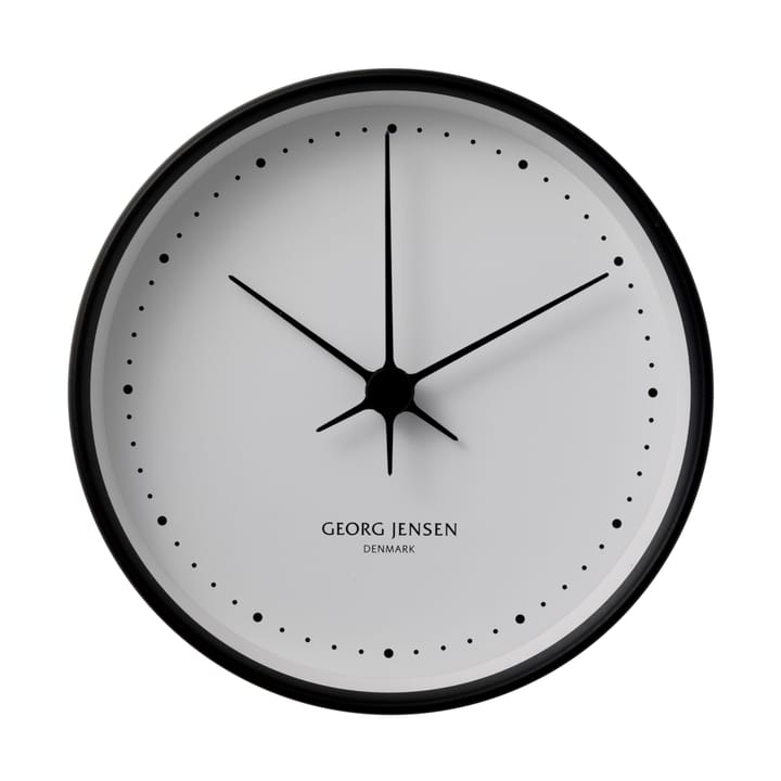Zegar ścienny Koppel czarno-biały - Ø 22 cm - Georg Jensen