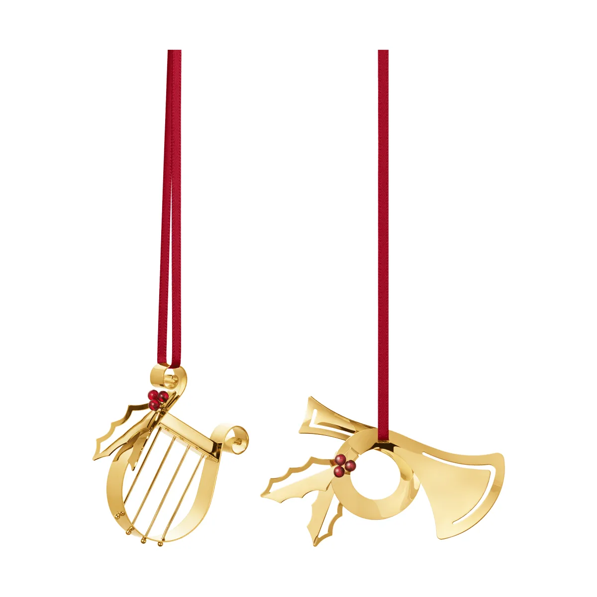 Zestaw ozdób świątecznych z 2026 roku, Złoto Georg Jensen