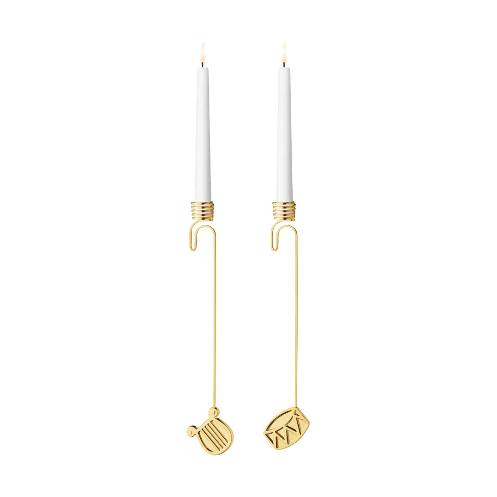 zestaw świeczników z 2026 roku, Złoto Georg Jensen