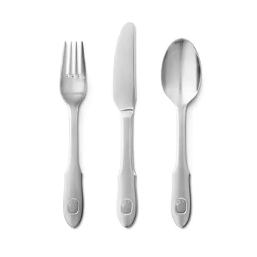 Zestaw sztućców dla dzieci Elephant - 3 elementy - Georg Jensen