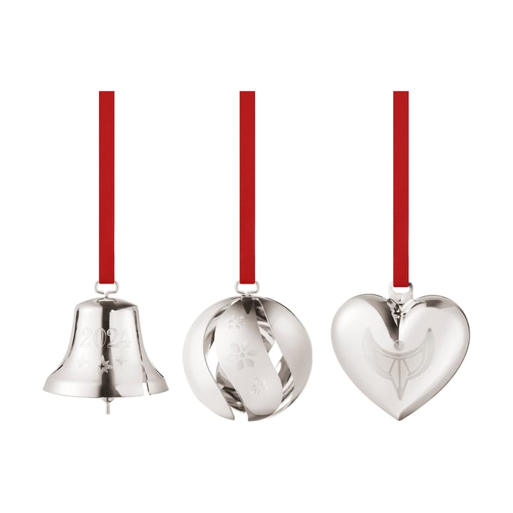 Zestaw upominkowy 2024, 3 części - Platerowany palladem - Georg Jensen