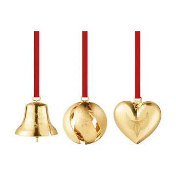Zestaw upominkowy 2024, 3 części - Pozłacany - Georg Jensen