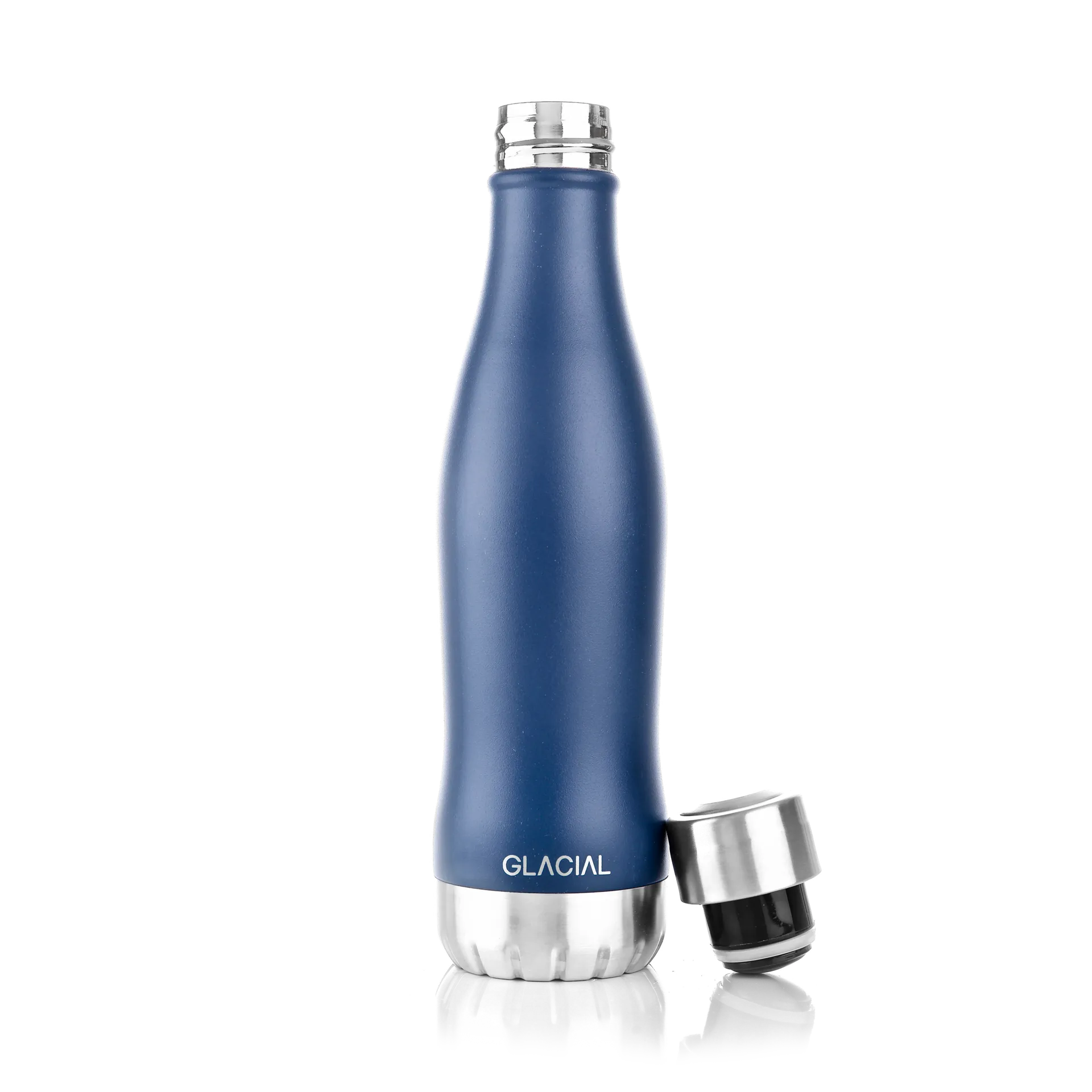 Glacial butelka na wodę 400 ml, Matte navy Glacial
