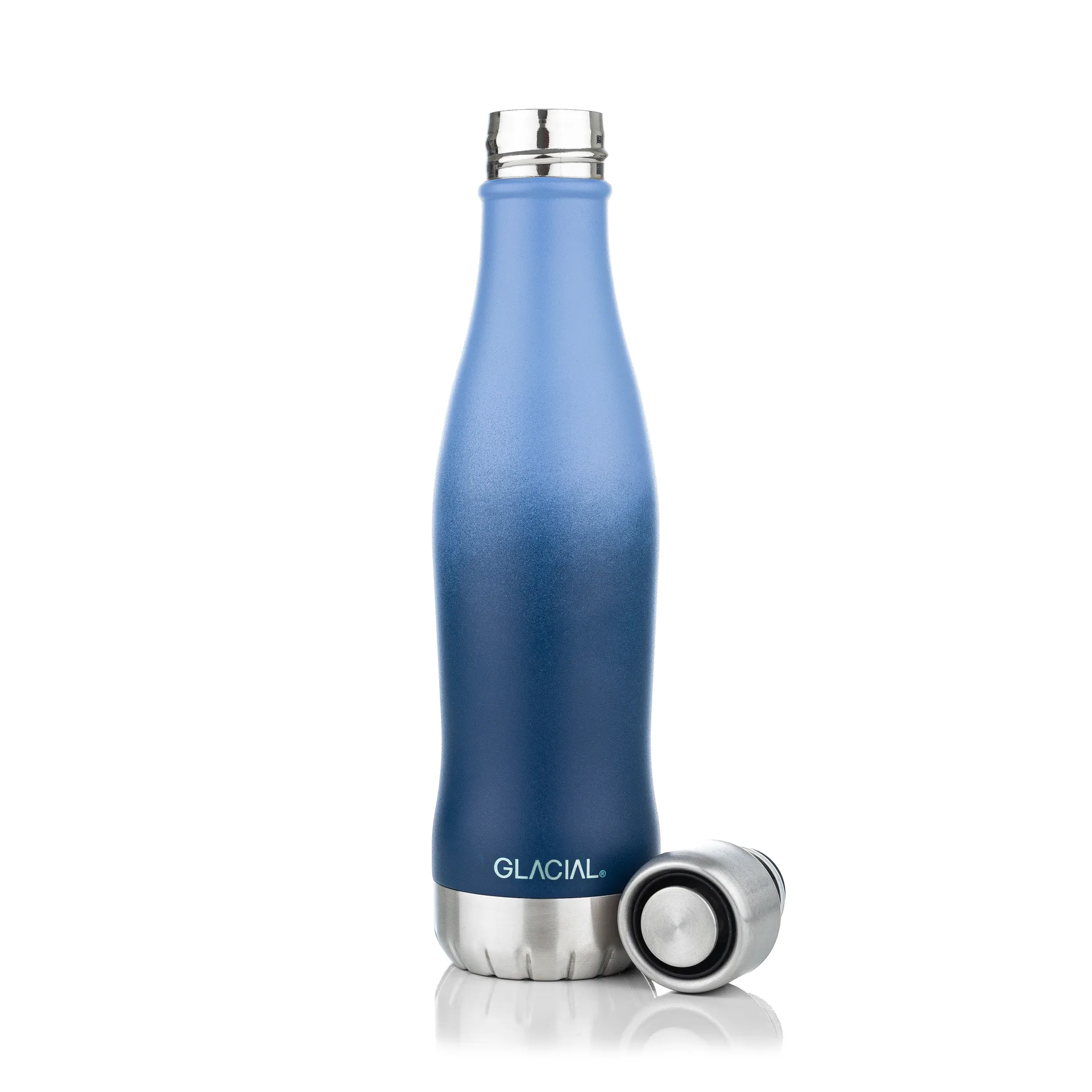 Glacial butelka na wodę active 400 ml, Blue fade Glacial