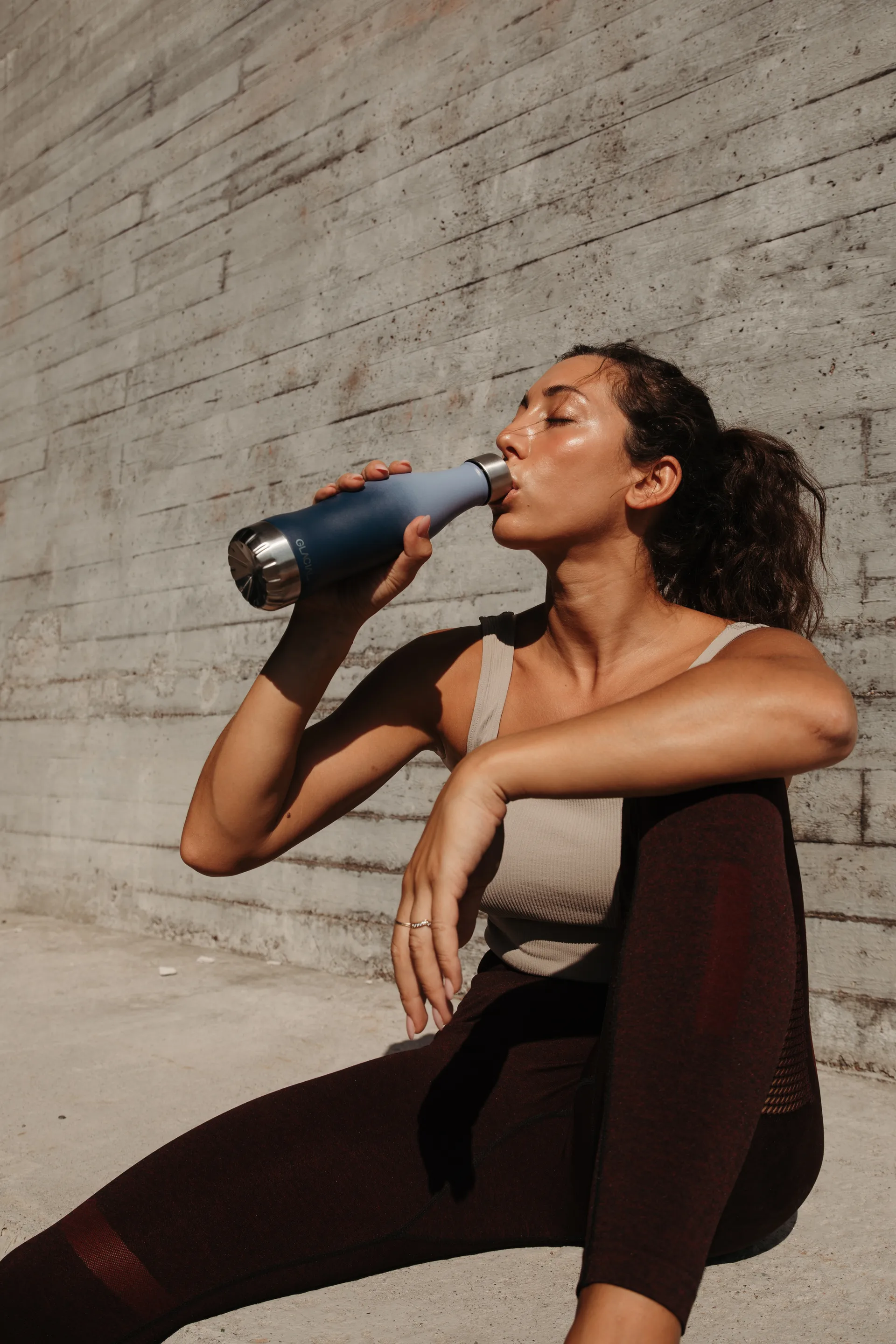 Glacial butelka na wodę active 400 ml, Blue fade Glacial