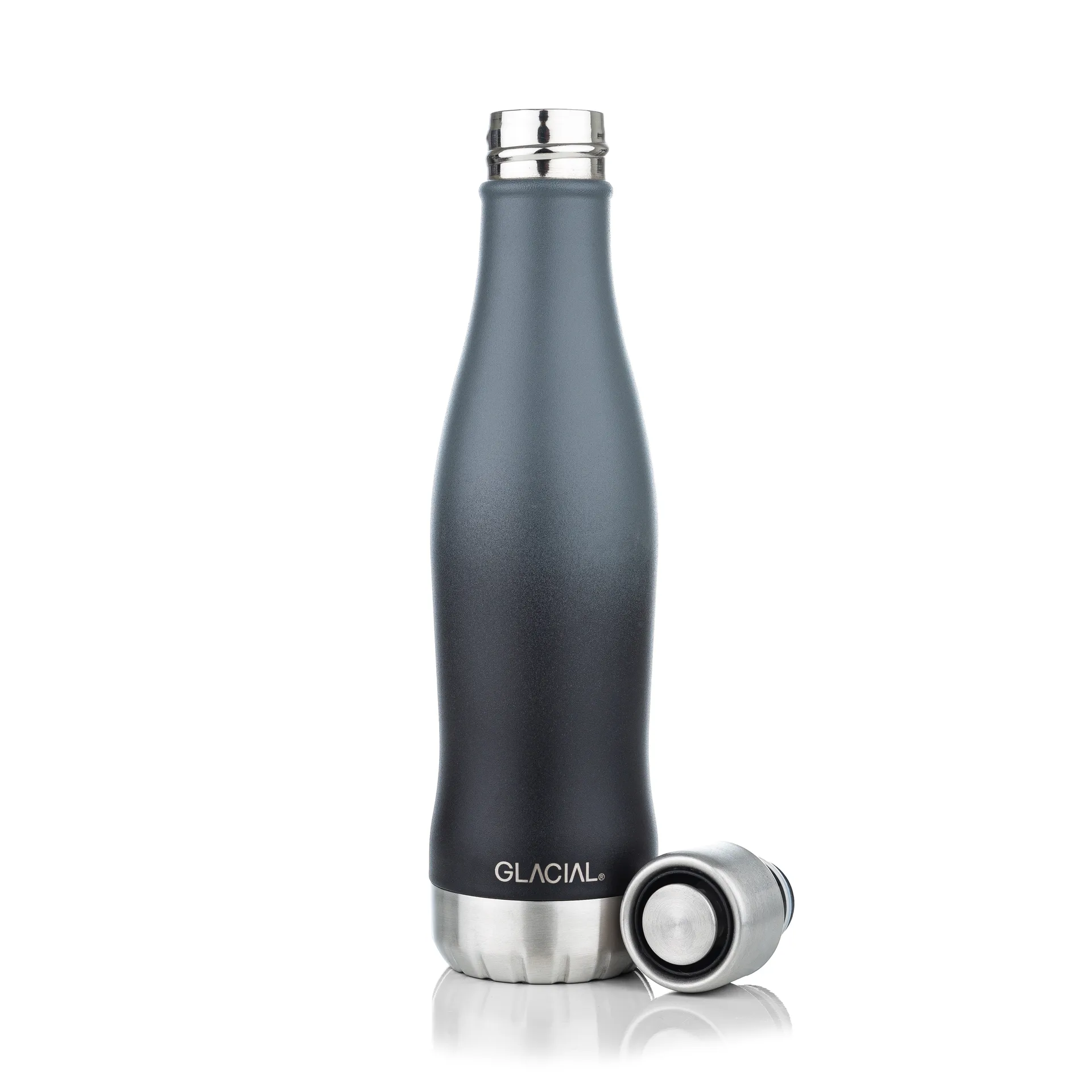 Glacial butelka na wodę active 400 ml, Gray fade Glacial
