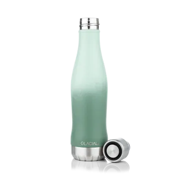 Glacial butelka na wodę active 400 ml - Green fade - Glacial