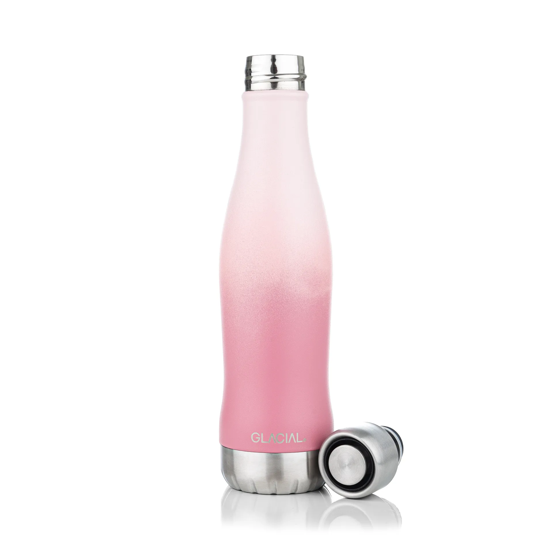 Glacial butelka na wodę active 400 ml, Pink fade Glacial