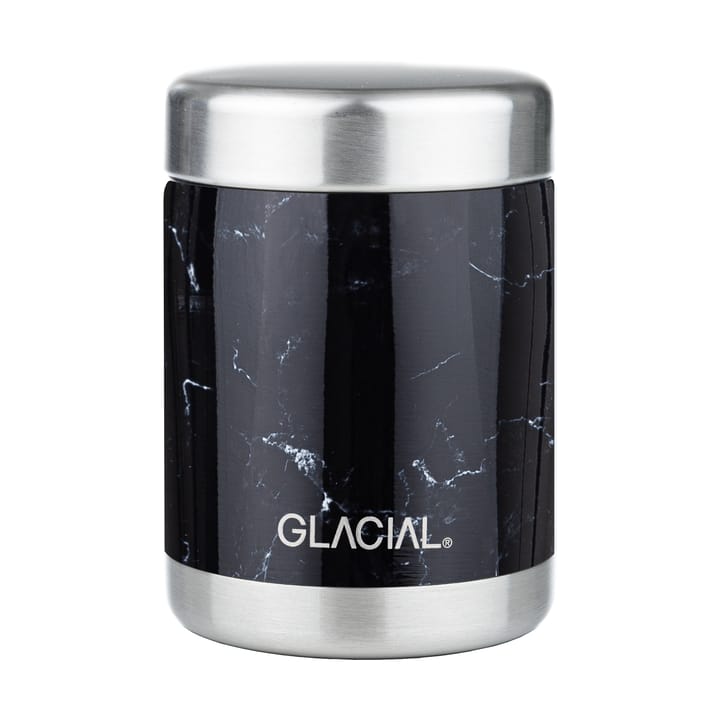 Glacial matowy termos 350 ml, Black marble Glacial