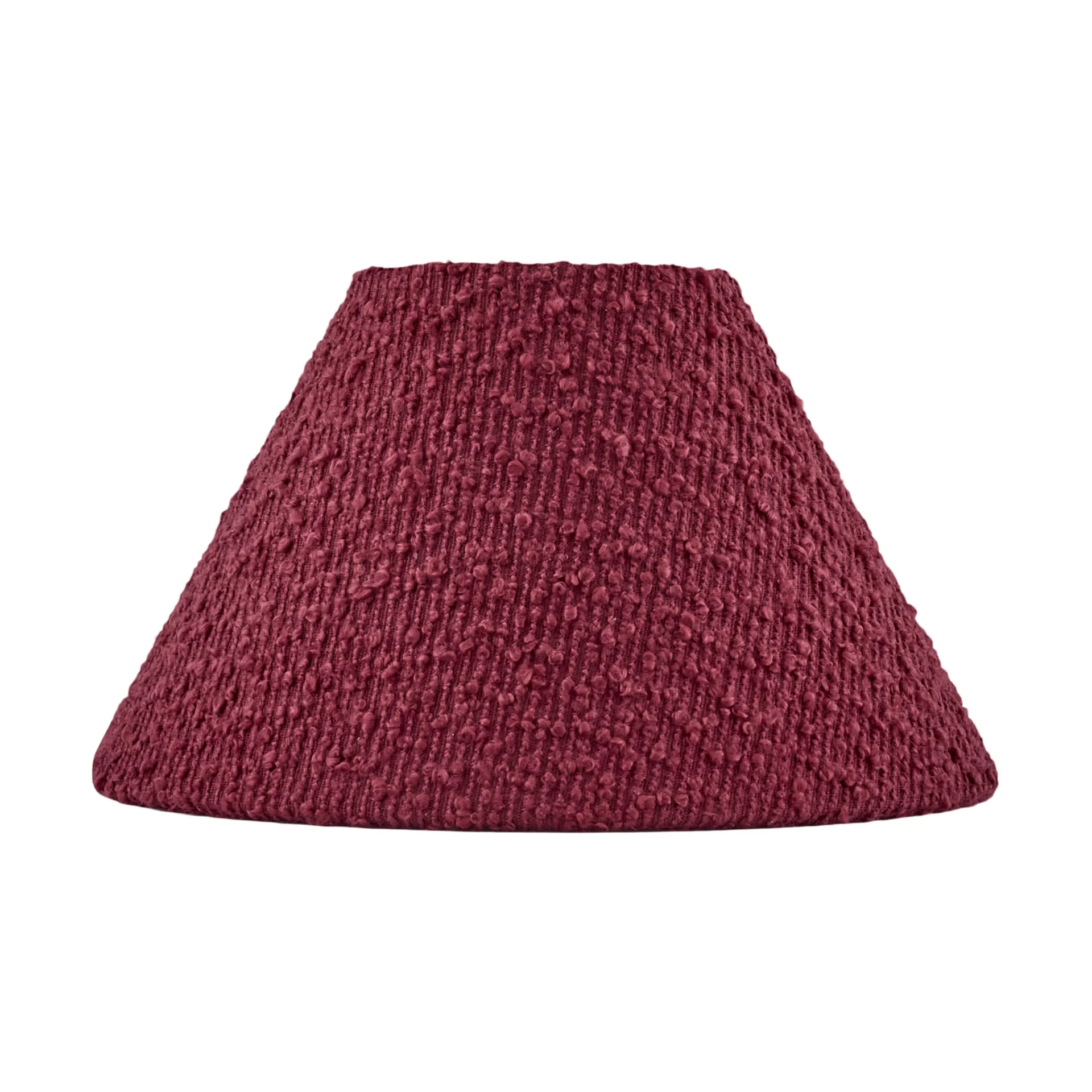 Abażur Iris 20, Bouclé burgundowy Globen Lighting