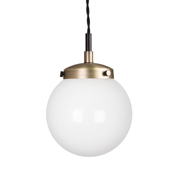 Alley lampa wisząca mini - antyczny mosiądz/biały - Globen Lighting