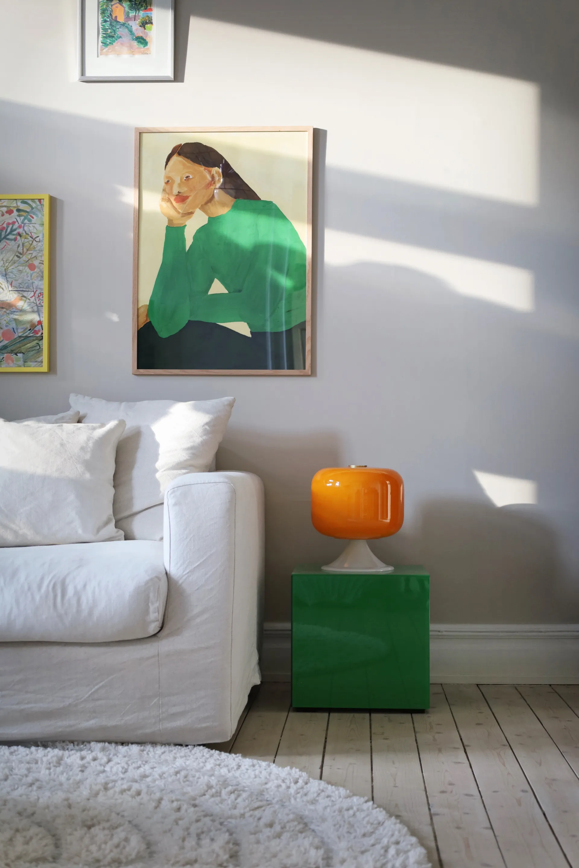 Bullen 25 lampa stołowa, Pomarańczowy Globen Lighting