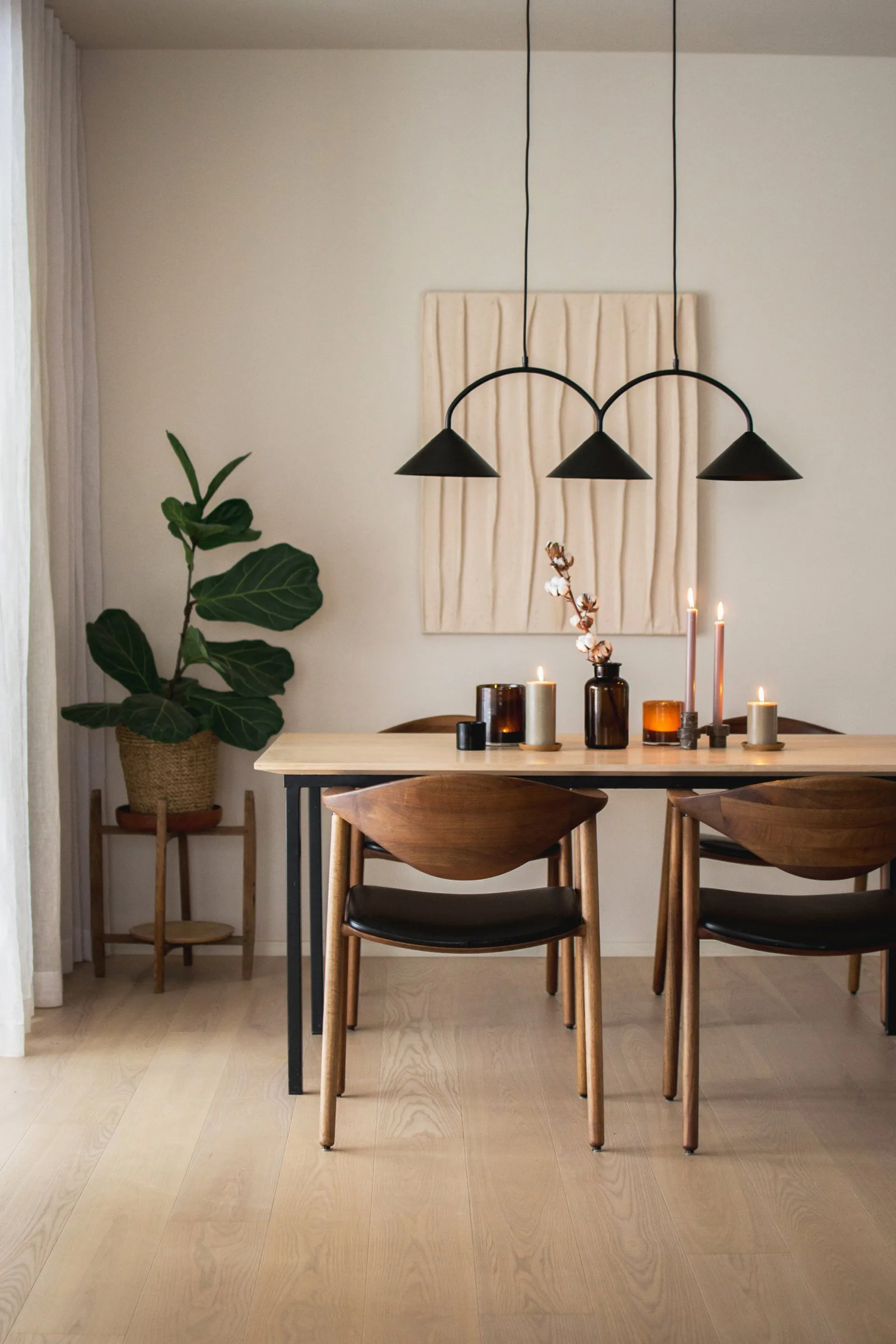 Curve lampa wisząca 3, Czarny Globen Lighting