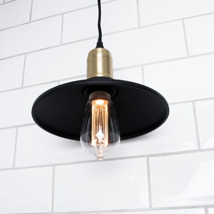 Disc lampa wisząca mini, Matowa czerń - szczotkowany mosiądz Globen Lighting