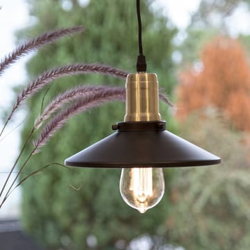 Disc lampa wisząca mini - Matowa czerń - szczotkowany mosiądz - Globen Lighting