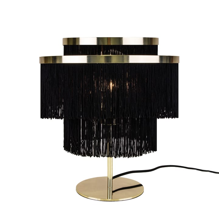 Frans lampa stołowa - czarny, mosiądz - Globen Lighting
