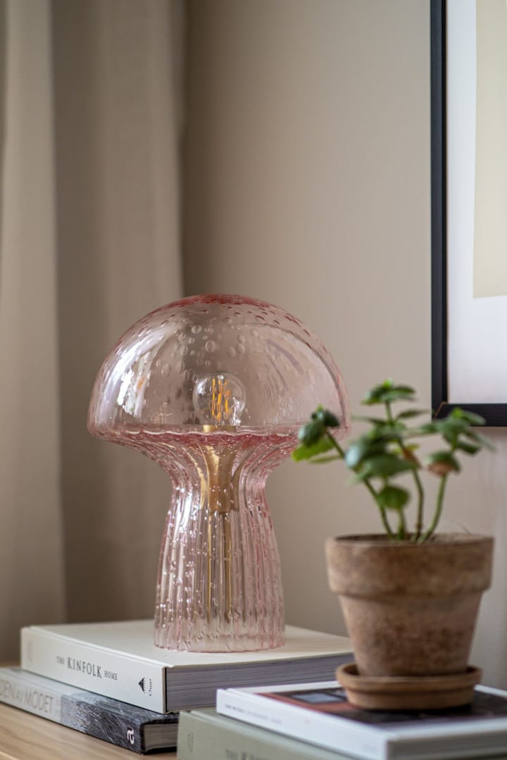 Fungo lampa stołowa Special Edition różowa, 30 cm Globen Lighting