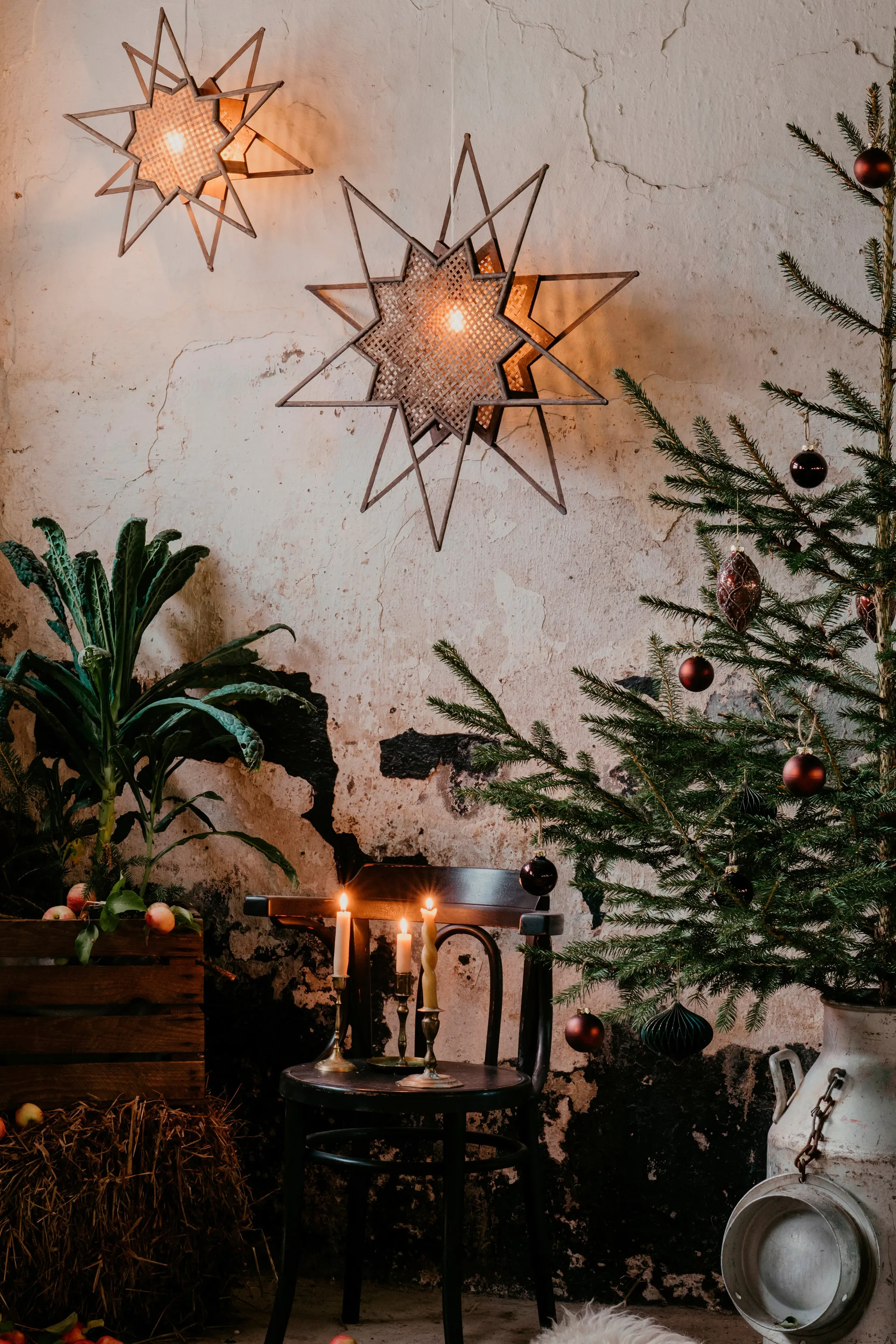 Gwiazda adwentowa Karin Ø45 cm, brązowy Globen Lighting