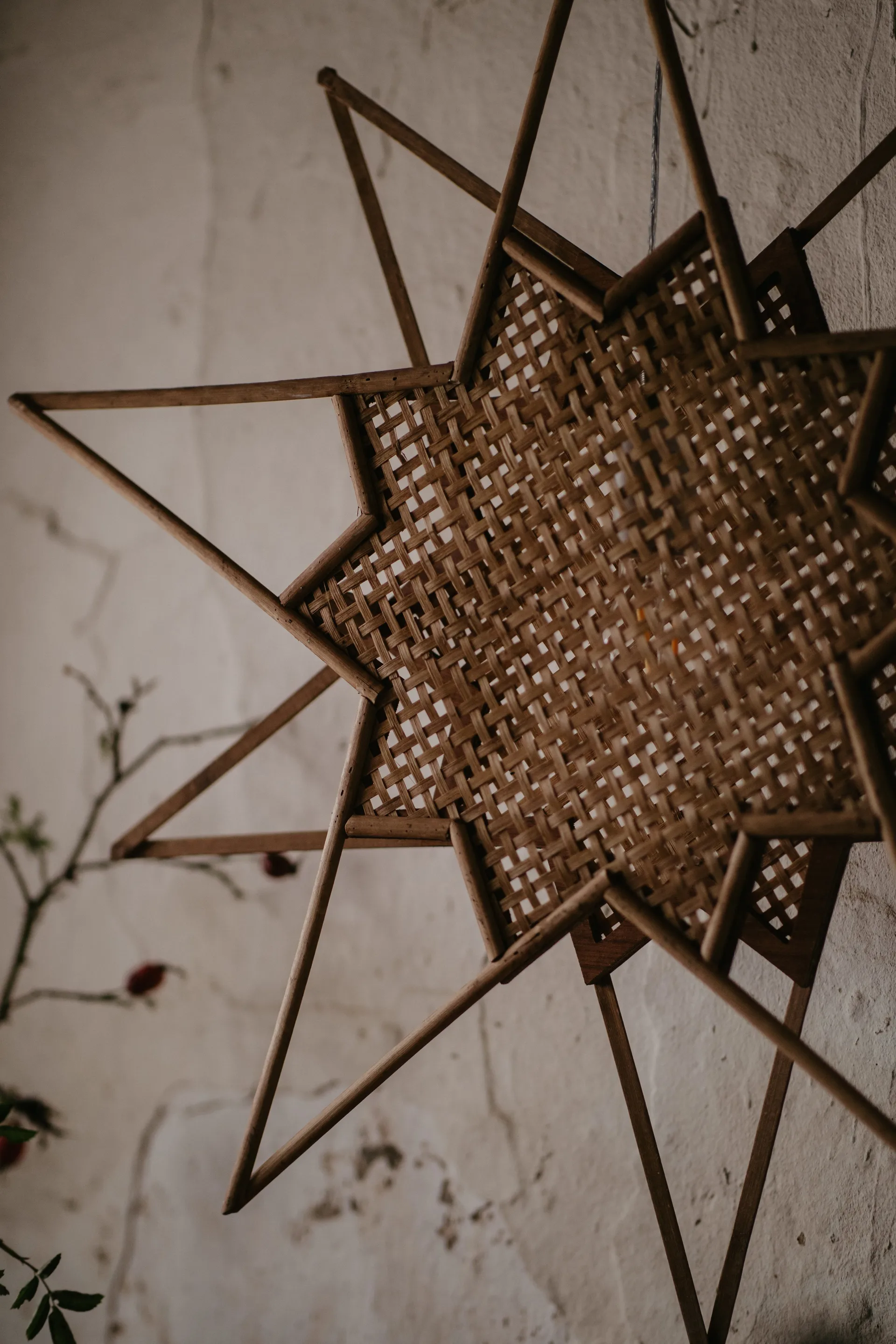 Gwiazda adwentowa Karin Ø70 cm, Brązowy Globen Lighting