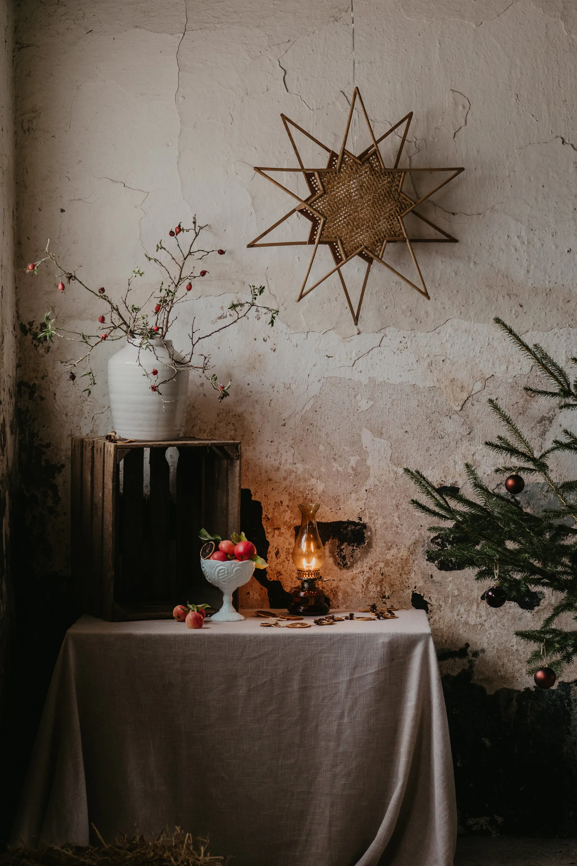 Gwiazda adwentowa Karin Ø70 cm, Brązowy Globen Lighting