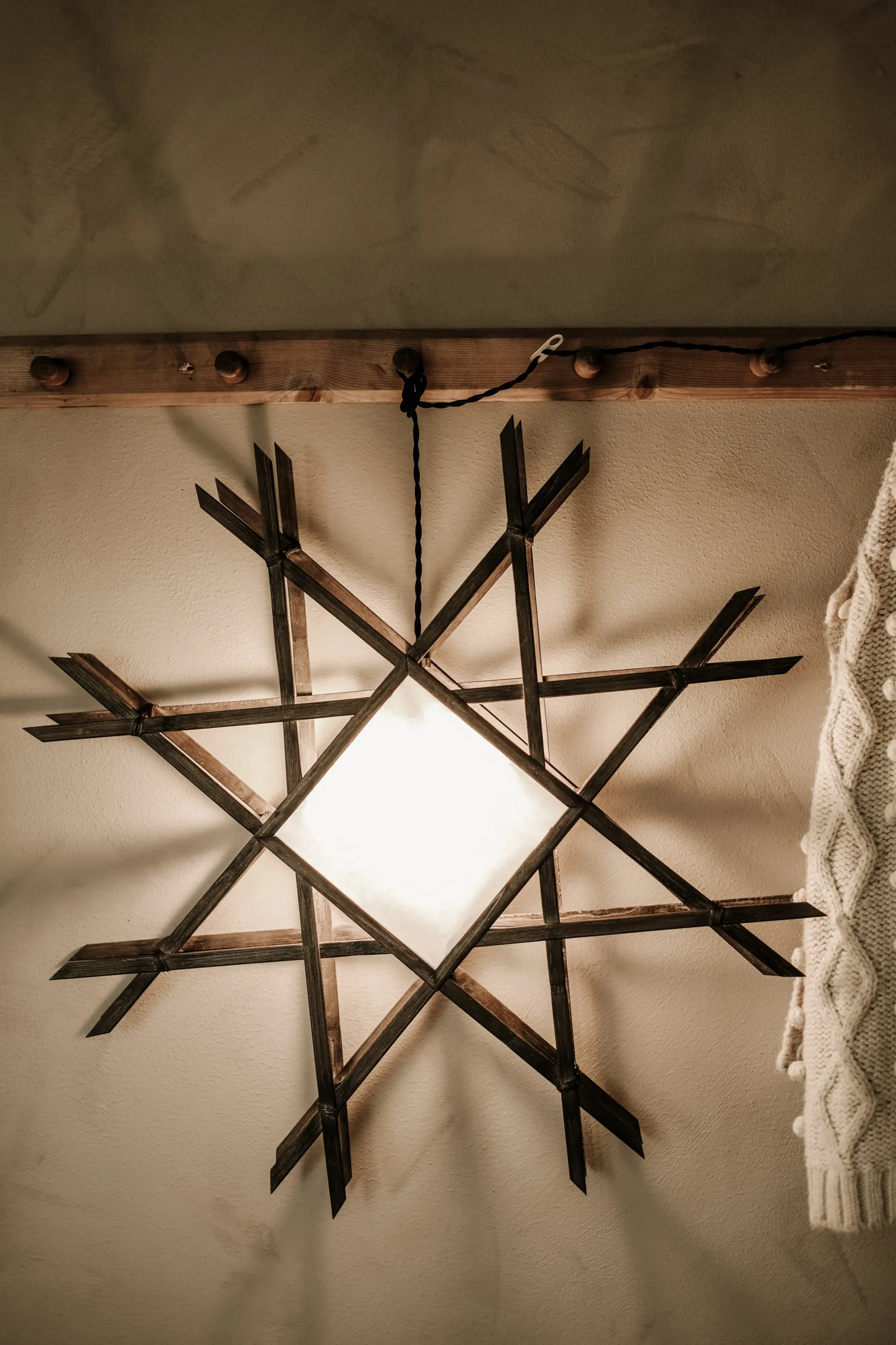 Gwiazda adwentowa Lea 70, brązowy Globen Lighting