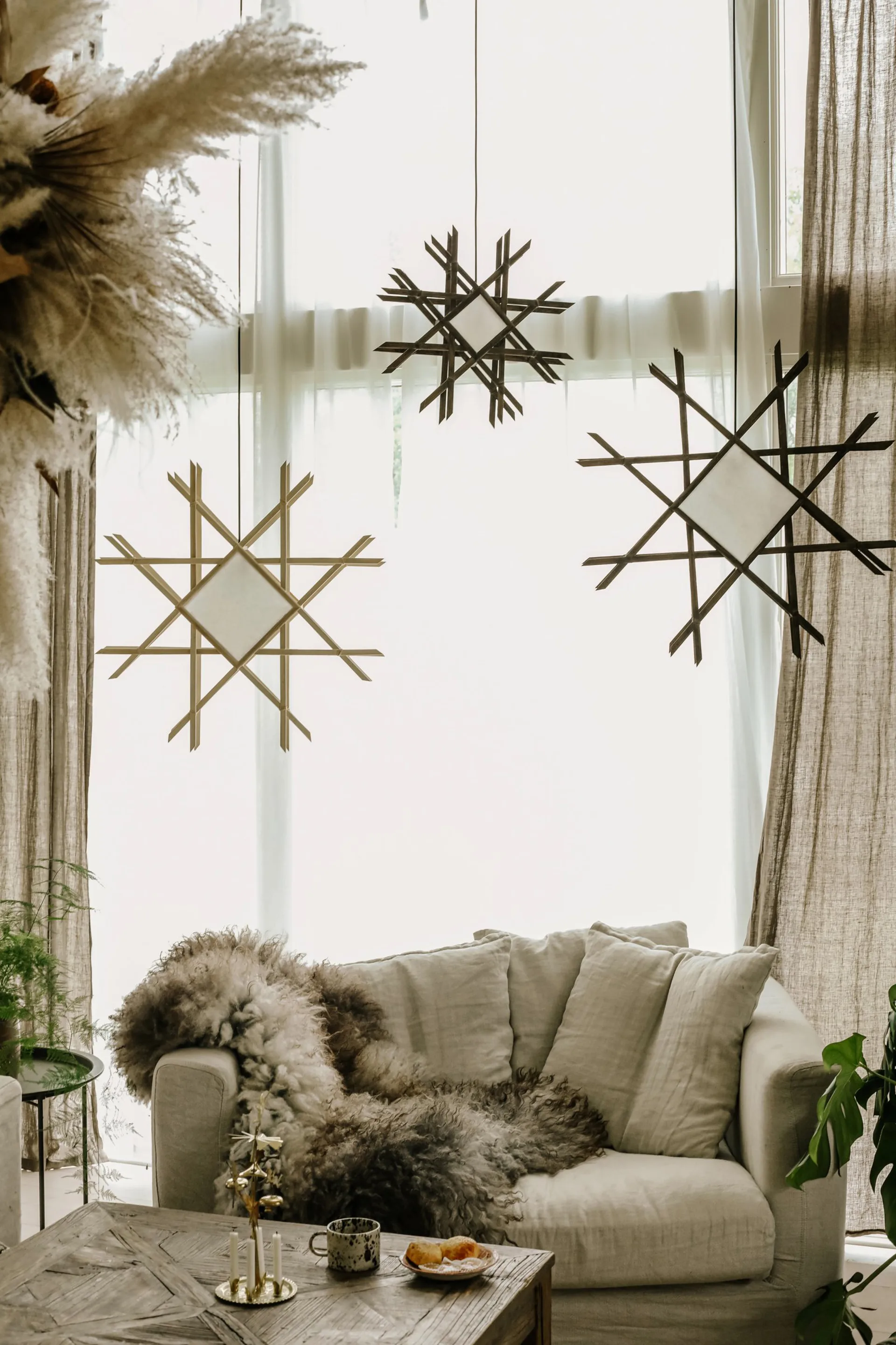 Gwiazda adwentowa Lea 70, brązowy Globen Lighting