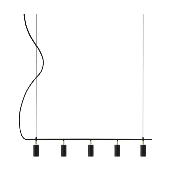 Hubble 5 Long plafond - Czarny - Globen Lighting
