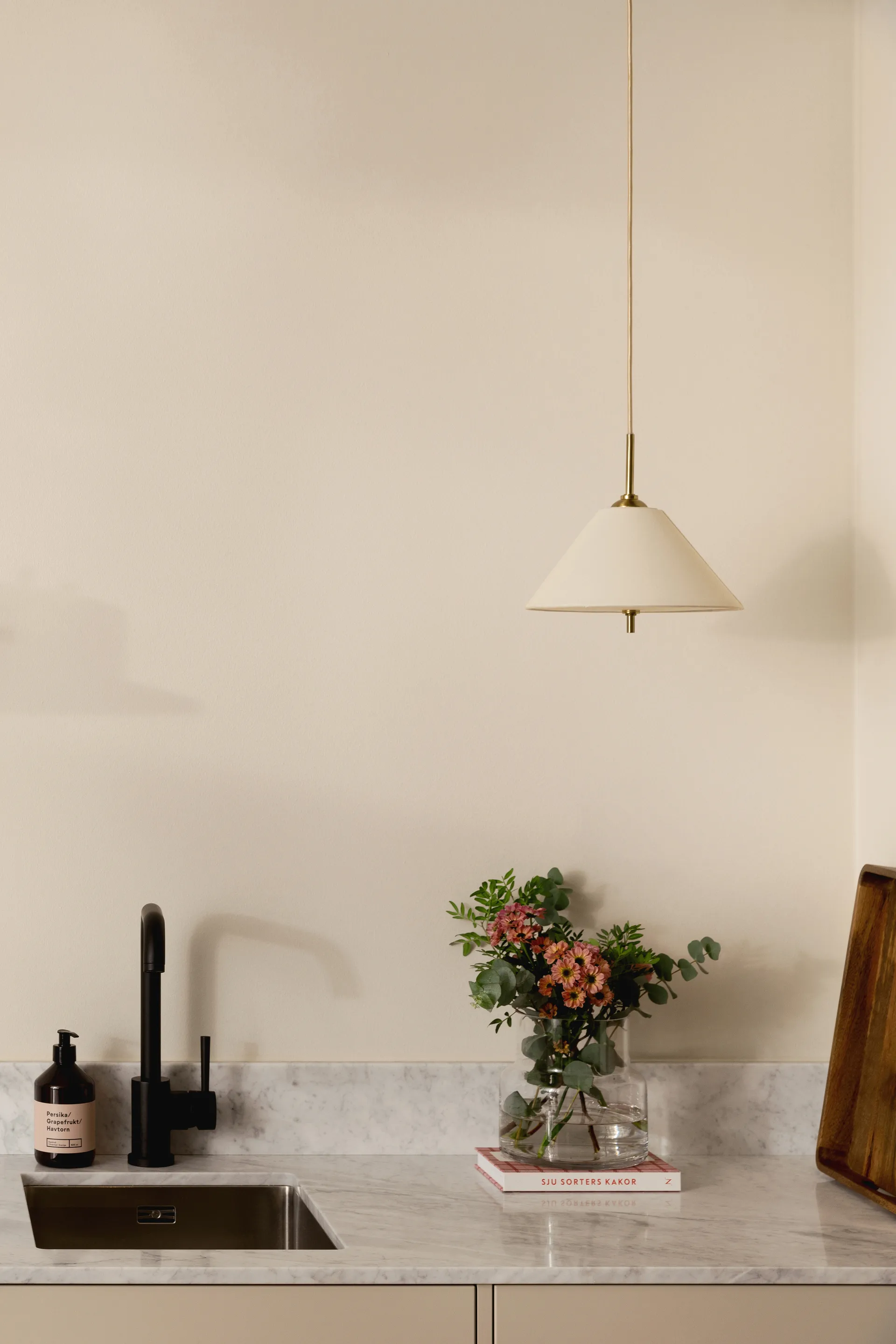 Iris lampa wisząca 25, Kremowy Globen Lighting