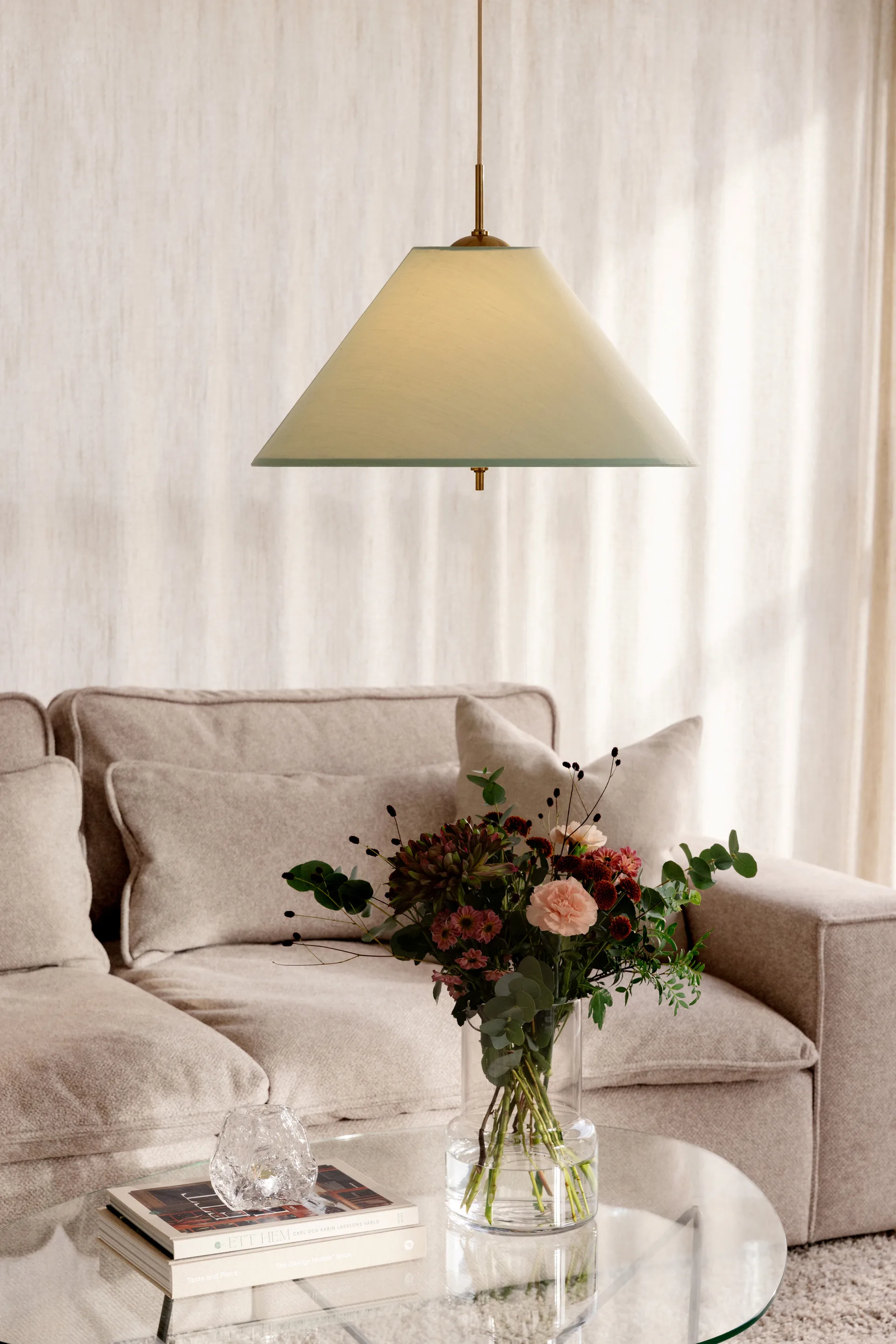 Iris lampa wisząca 50, Zielony Globen Lighting