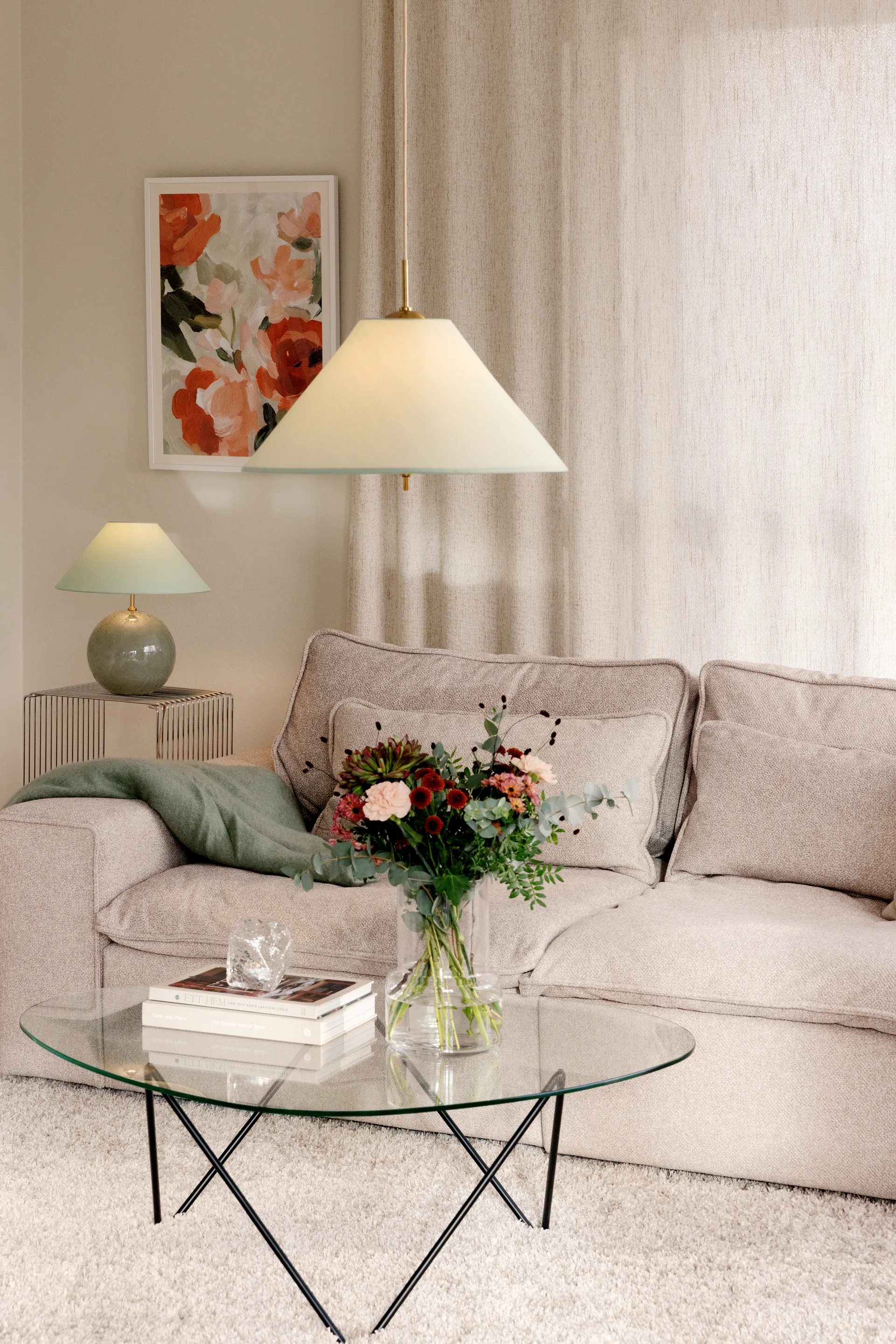 Iris lampa wisząca 50, Zielony Globen Lighting