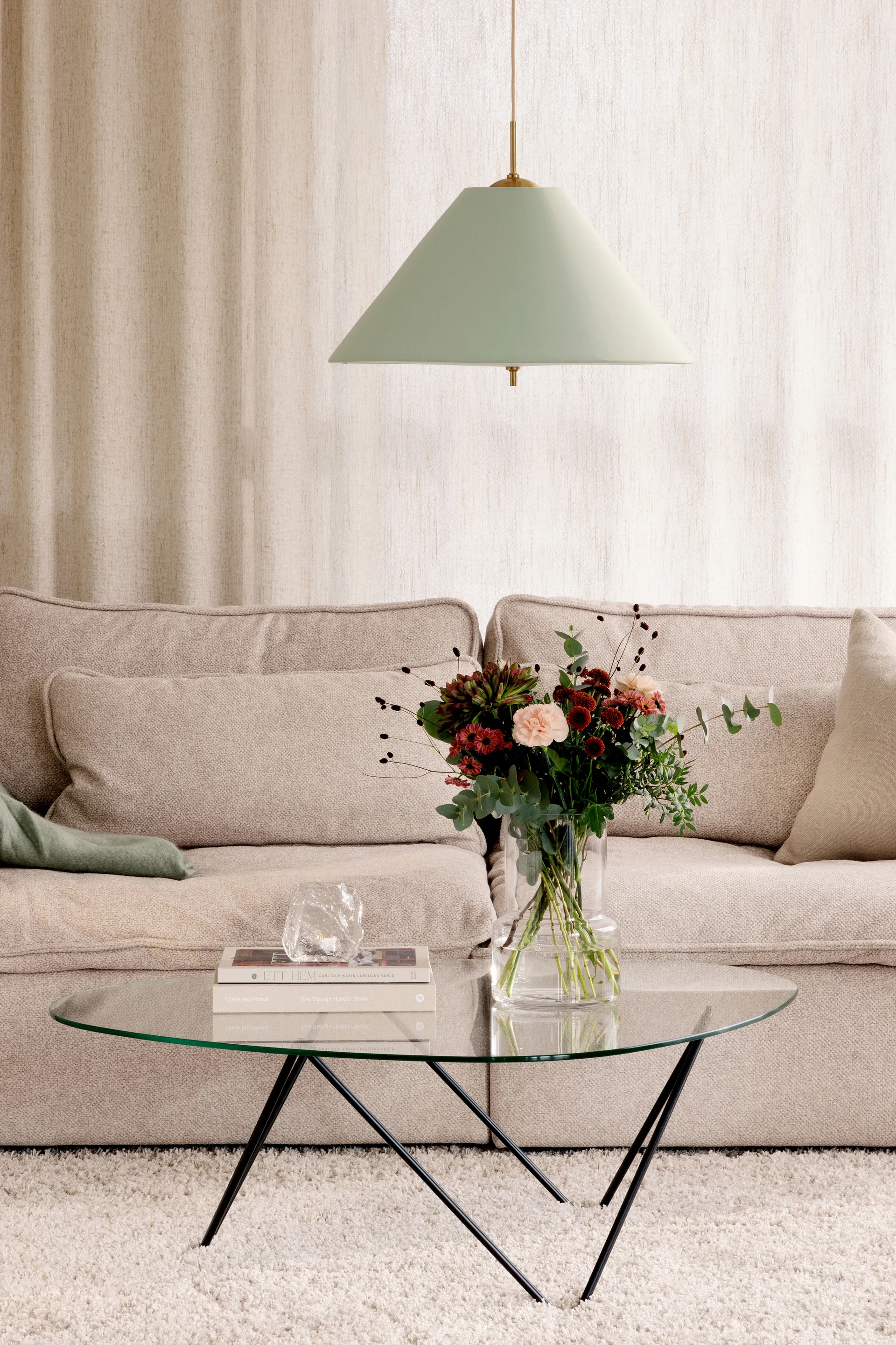 Iris lampa wisząca 50, Zielony Globen Lighting