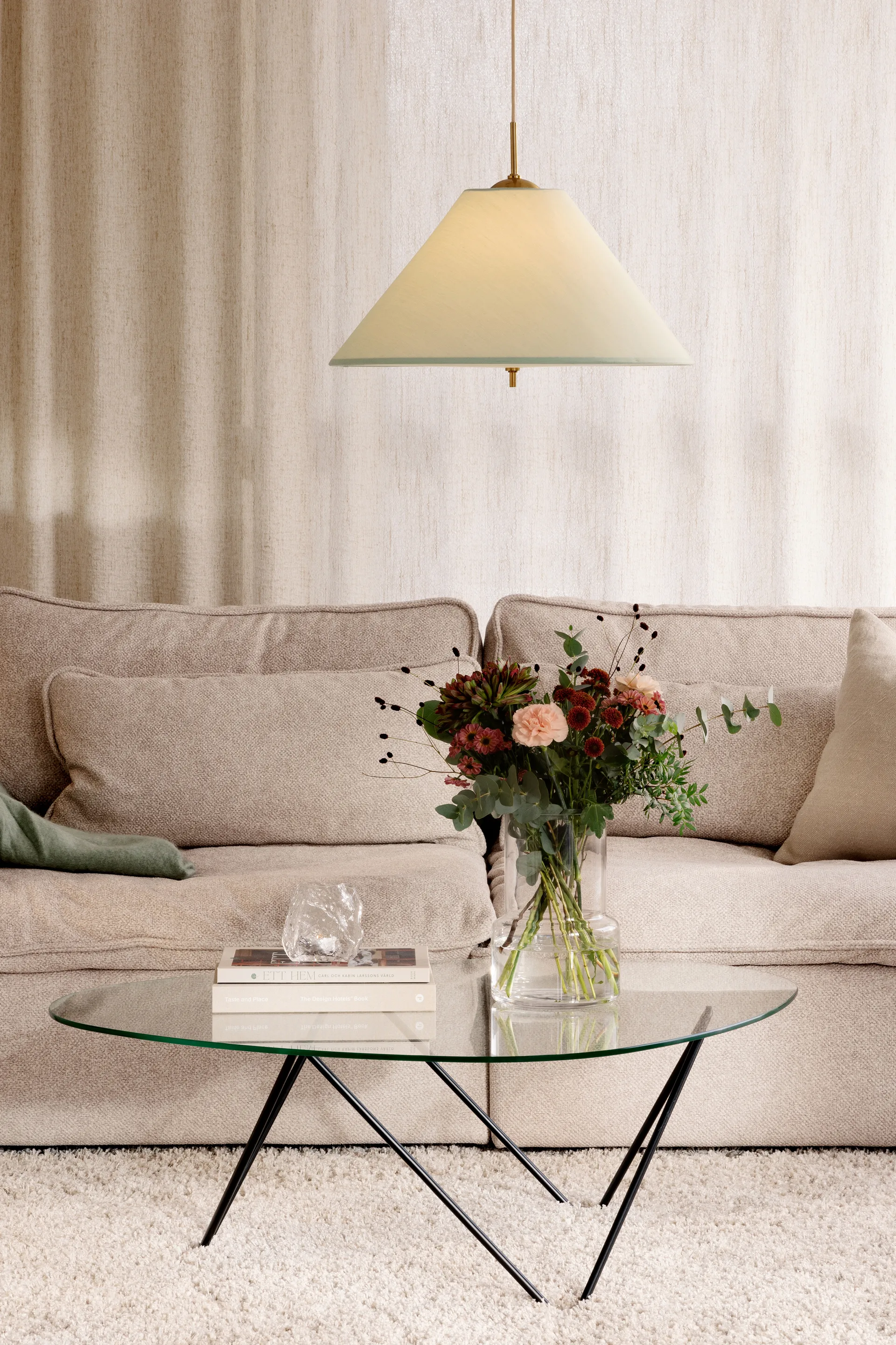 Iris lampa wisząca 50, Zielony Globen Lighting