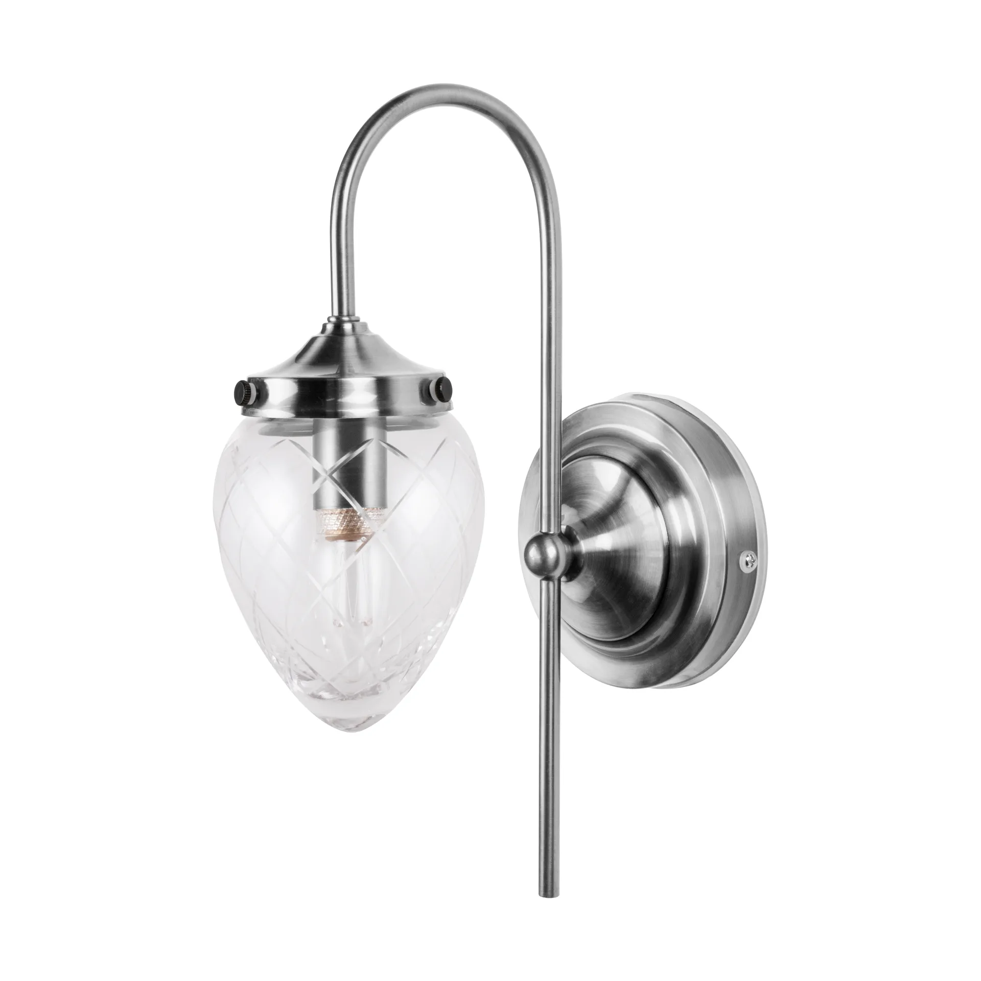 Juni lampa ścienna, Antyczna stal-jasny Globen Lighting