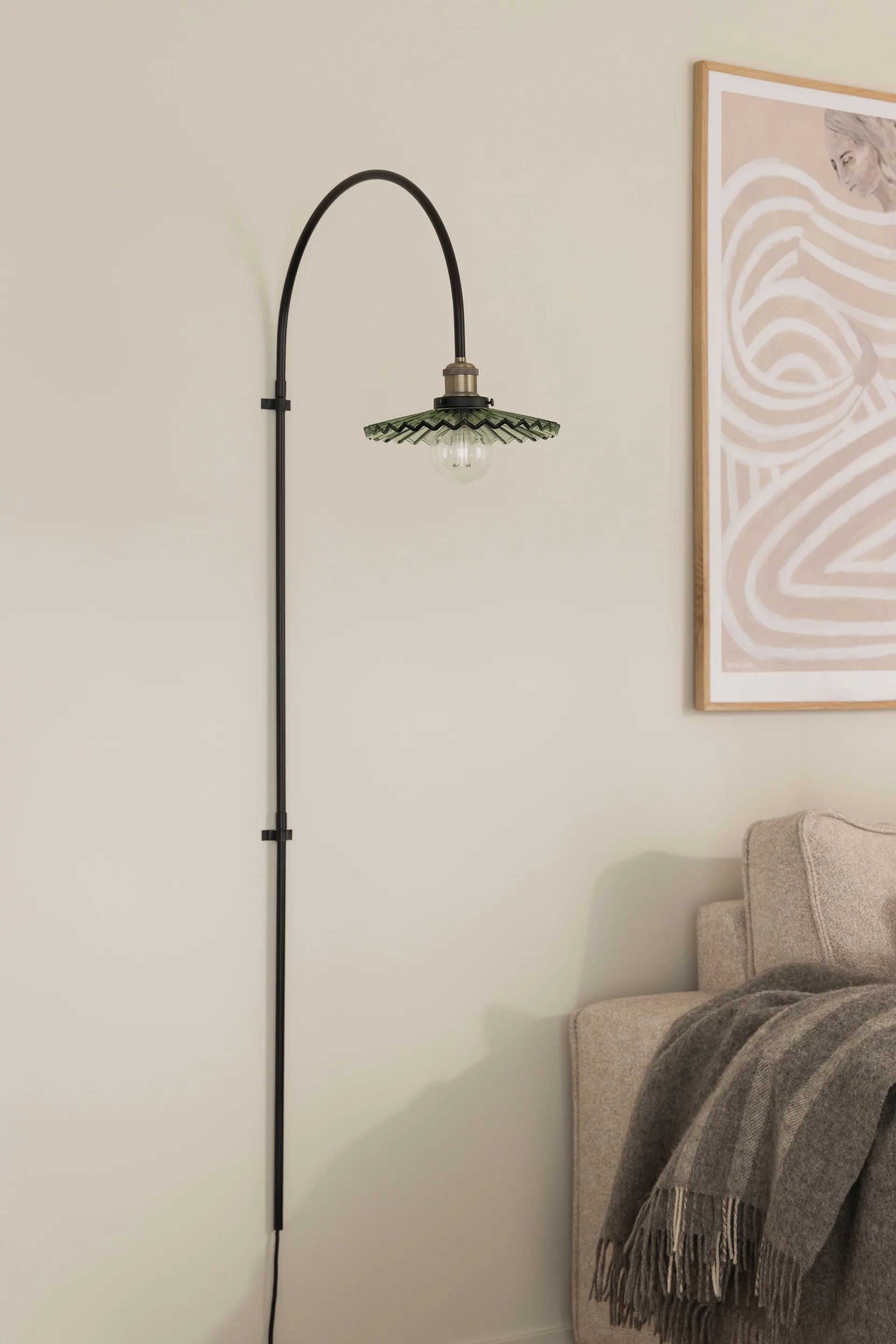 Kinkiet Cobbler 150 cm, Zielony Globen Lighting