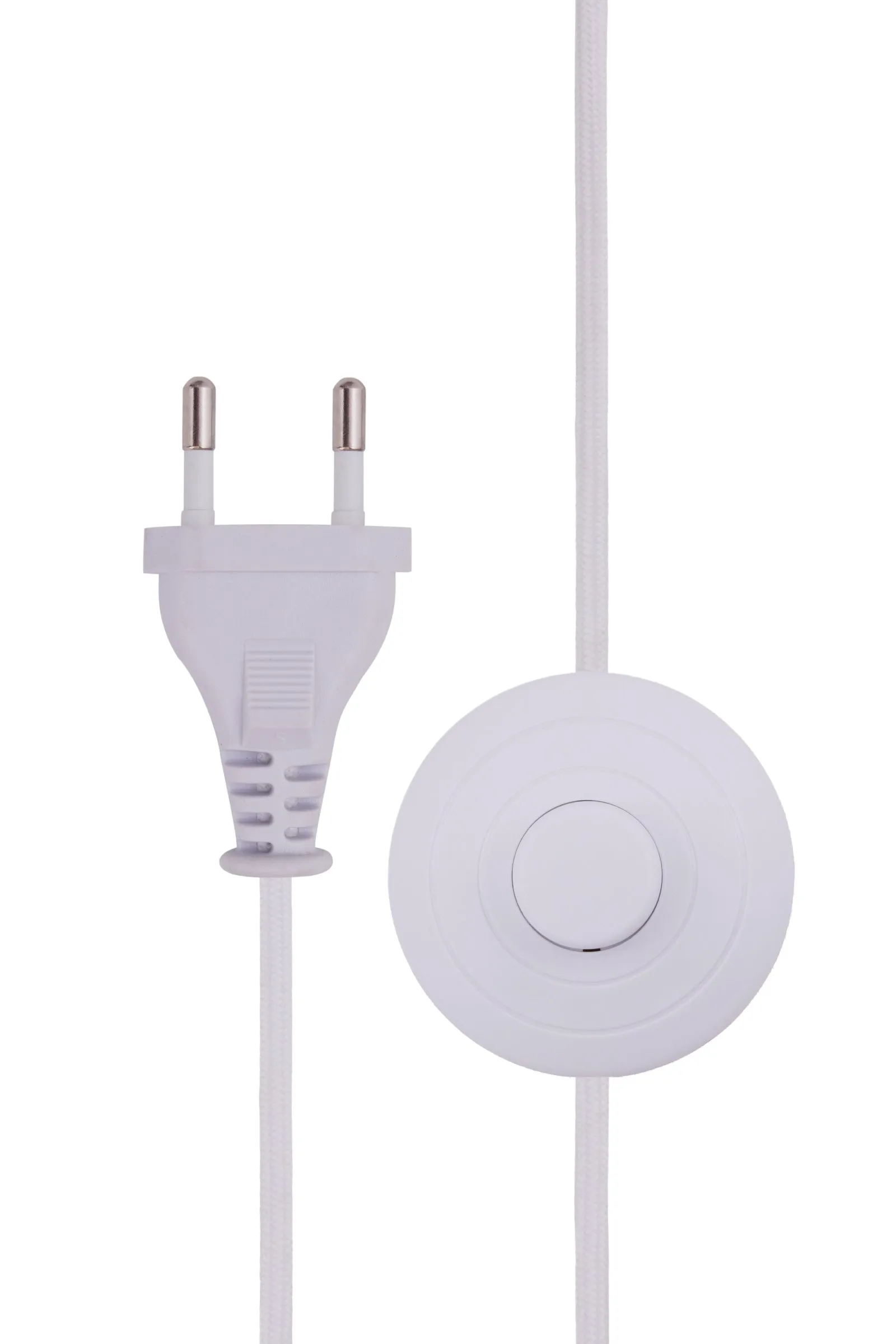 Lampa podłogowa Florian, Biel bouclé/beż, Ø30×80 cm Globen Lighting