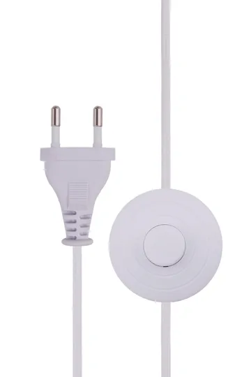 Lampa podłogowa Florian - Biel bouclé/beż, Ø30×80 cm - Globen Lighting