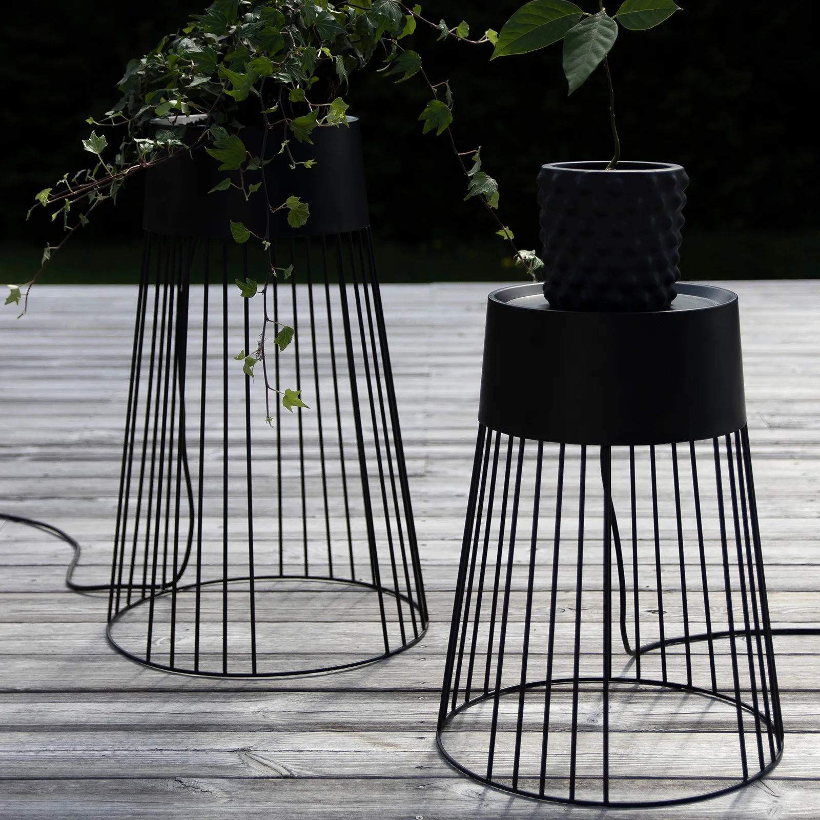 Lampa podłogowa Koster 45 cm, Czarny Globen Lighting