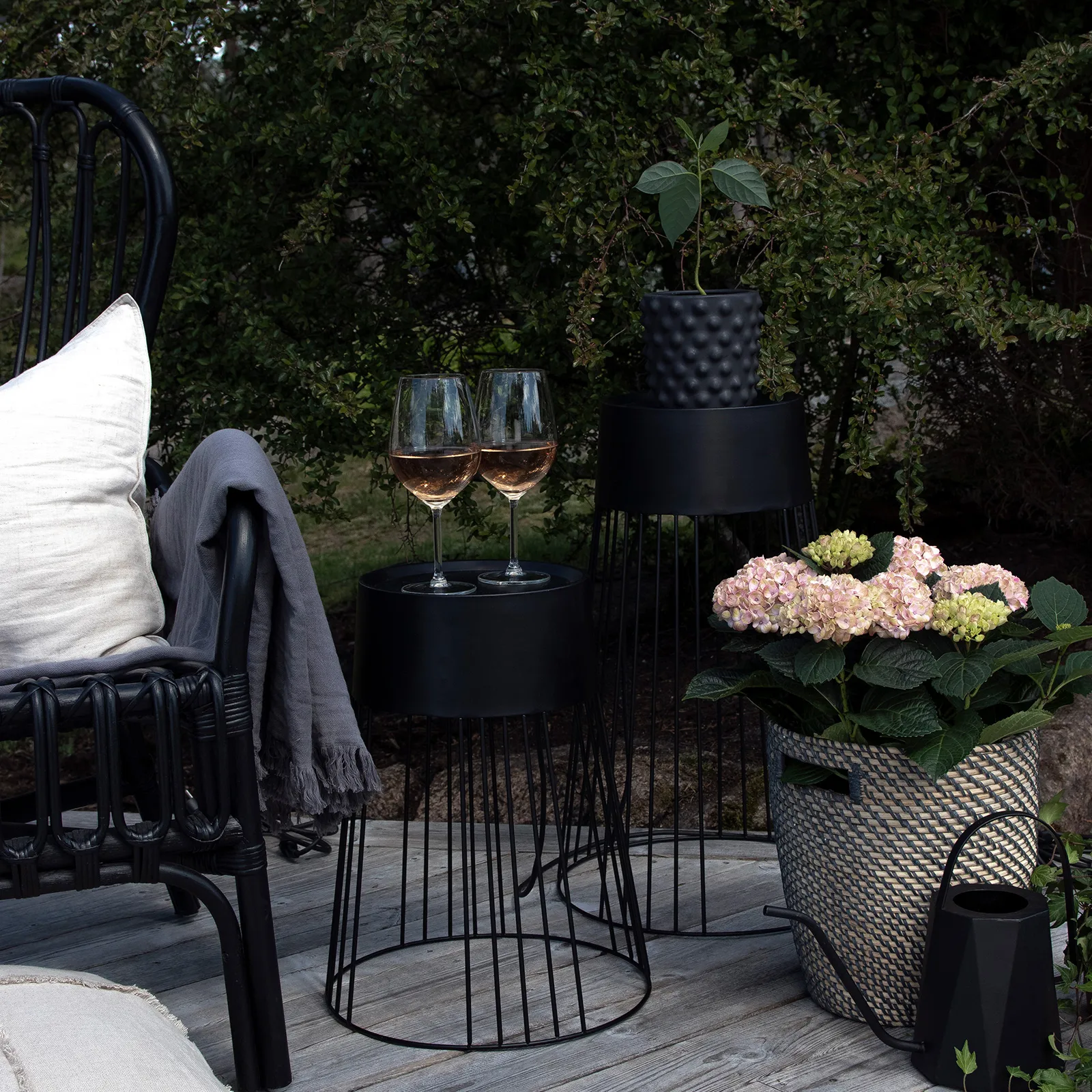 Lampa podłogowa Koster 45 cm, Czarny Globen Lighting