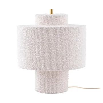 Lampa podłogowa Noah - Biel bouclé, Ø25×30,5 cm - Globen Lighting