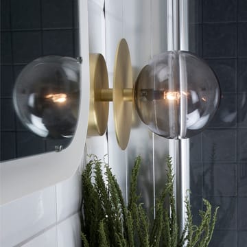 Lampa ścienna Art Deco 24 IP44 - biały/czarny - Globen Lighting