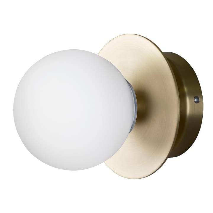 Lampa ścienna Art Deco IP44/sufitowa - Mosiądz szczotkowany - Globen Lighting
