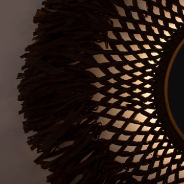 Lampa ścienna Boho z lustrem Ø90 cm - Brązowy - Globen Lighting