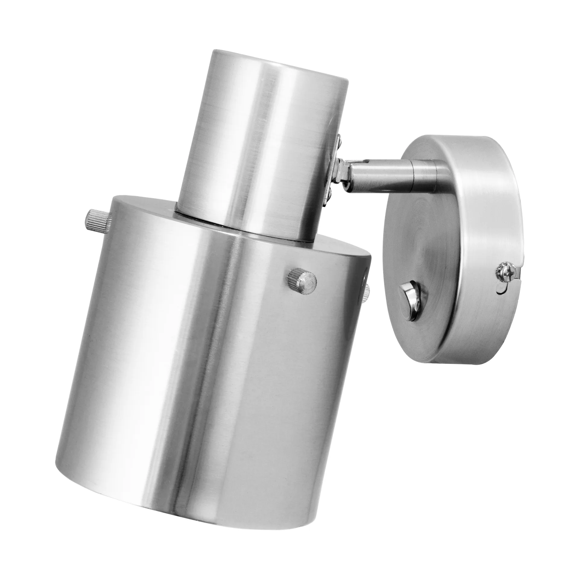 Lampa ścienna Clark 1, Szczotkowana stal Globen Lighting