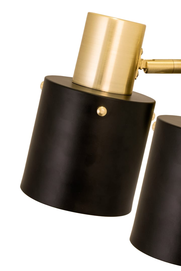Lampa ścienna Clark 2, Mosiądz szczotkowany na czarno Globen Lighting