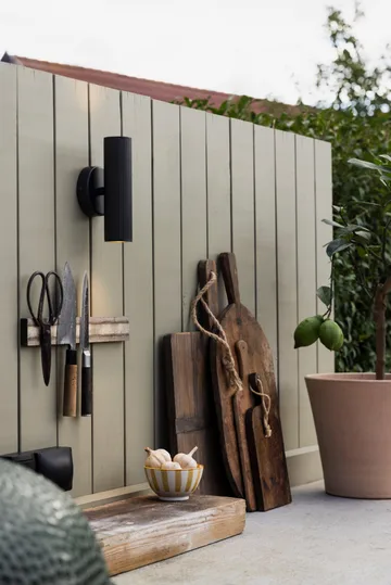 Lampa ścienna elewacyjna Hubble up/down - Czarna - Globen Lighting