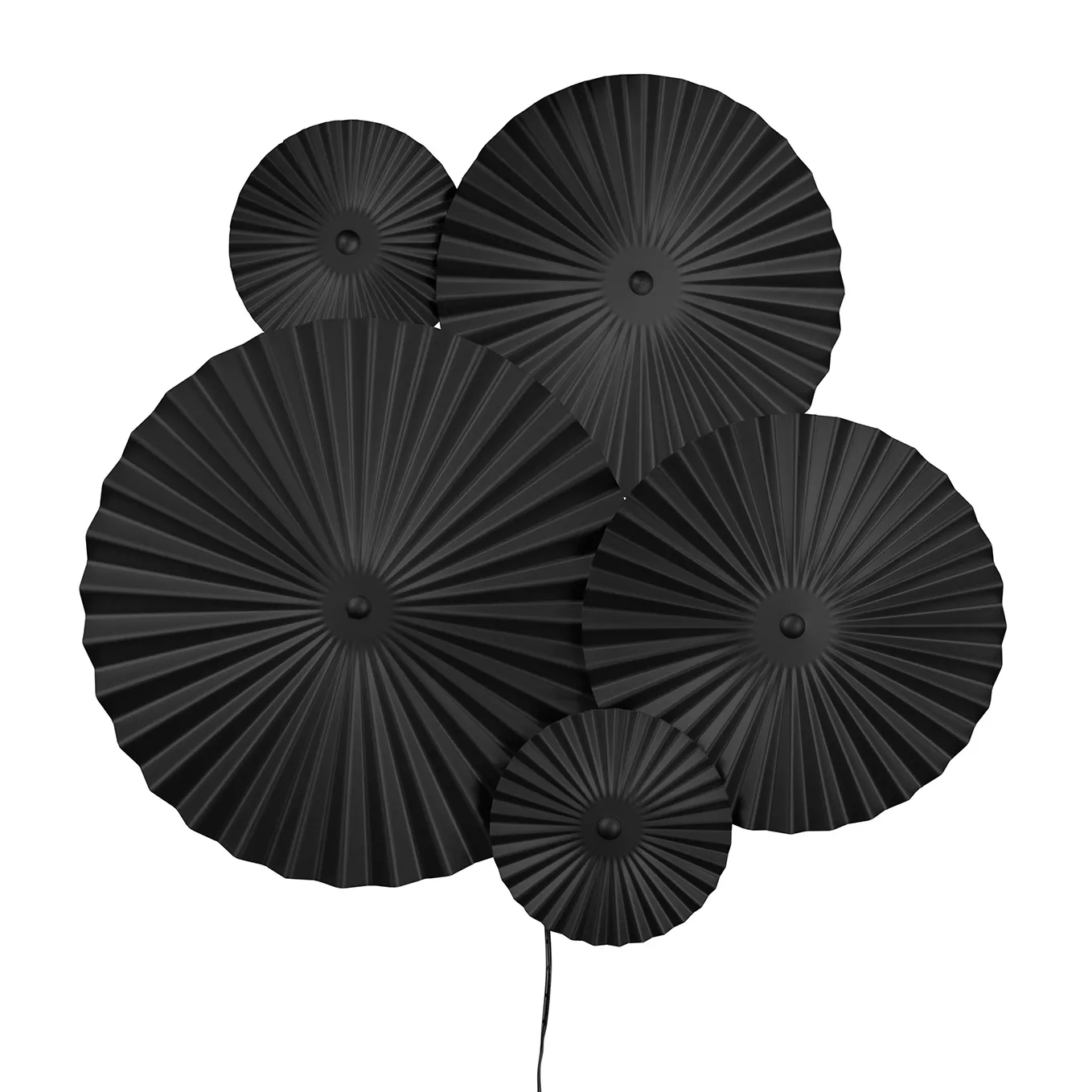 Lampa ścienna Omega, Czarny Globen Lighting