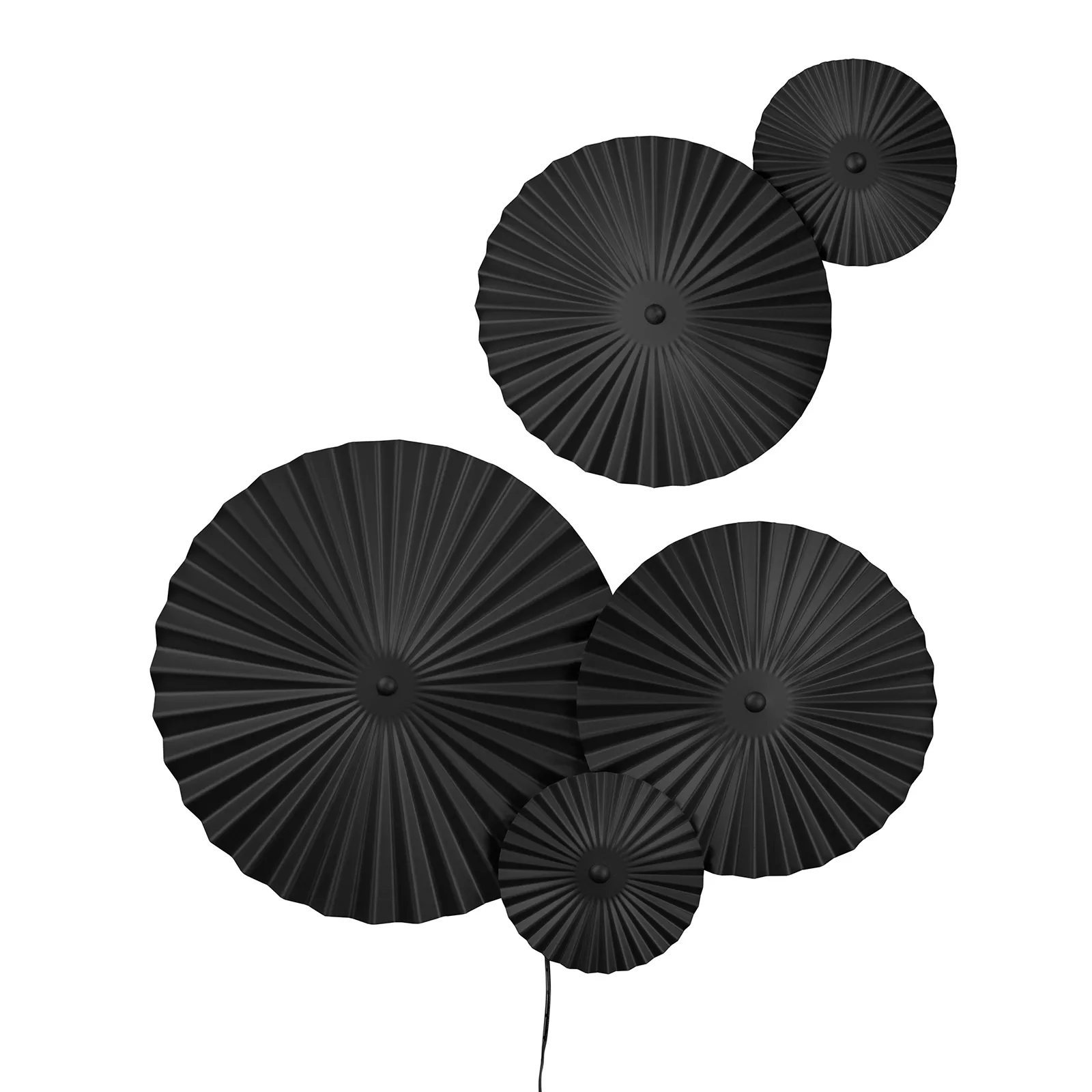 Lampa ścienna Omega, Czarny Globen Lighting