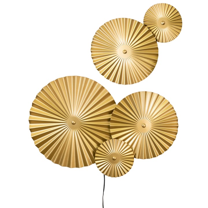 Lampa ścienna Omega, Mosiądz szczotkowany Globen Lighting