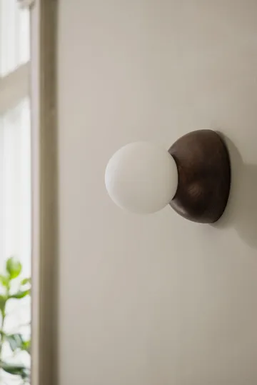 Lampa ścienna/plafon Torrano 13 cm - Dąb bejcowany na brązowo - Globen Lighting