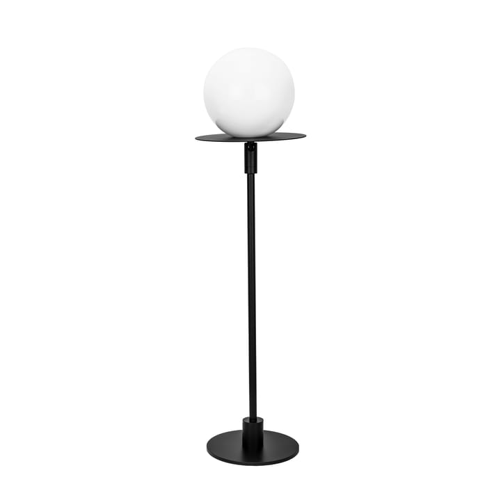 Lampa stołowa Art deco - czarny, szkło opalowe - Globen Lighting